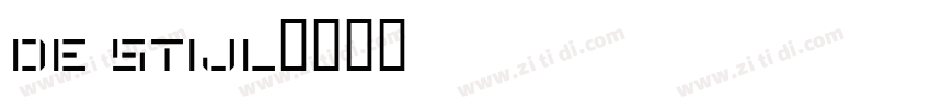 de stijl字体转换